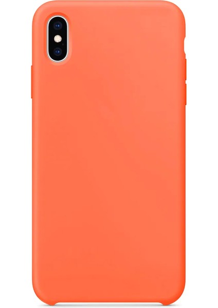 Apple iPhone Xs x Kılıf Iç Kadife Tam Koruma Silikon Lansman