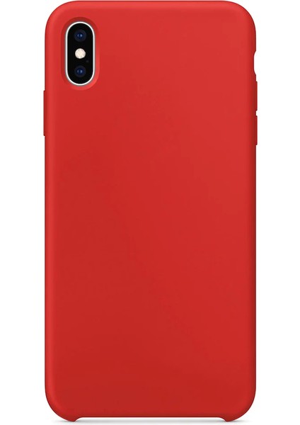 Apple iPhone Xs x Kılıf Iç Kadife Tam Koruma Silikon Lansman