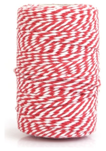 Kırmızı-Beyaz Ip 150 mt