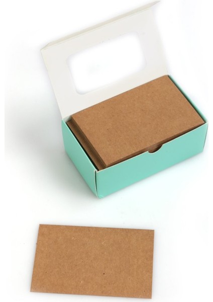 Boş Kartvizit Kraft 8.5x5.5 (90'lı)