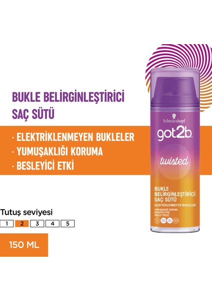 Twisted Bukle Belirginleştirici Saç Sütü 150 ml