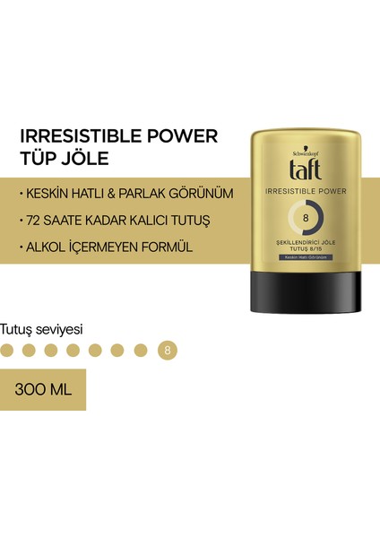 Irresıstable Power Jöle 300 Ml 1 Adet Seviye 8 Saç Jölesi