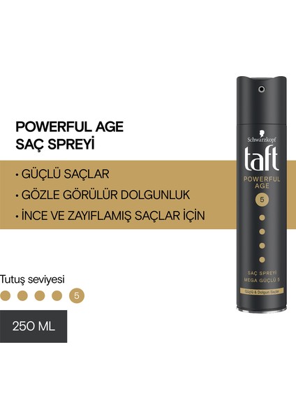 Powerful Age ( İnce Ve Zayıflamış Saçlar İçin ) Sprey 250 Ml