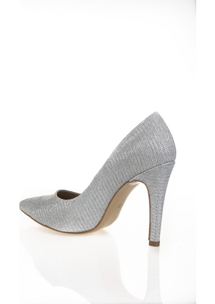 Gümüş Mercan Aynalı Stiletto Topuklu Kadın Klasik Ayakkabı 1501CNR fırsatları