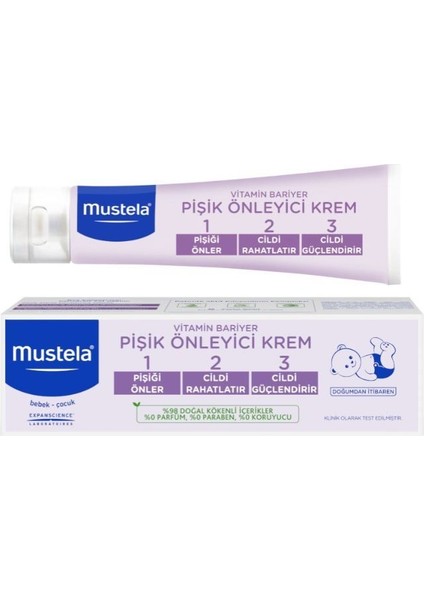 1.2.3 Vitamin Barrier Pişik Kremi 3 x 50 ml