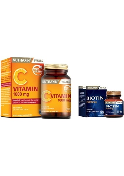 C Vitamin ve Bıotın
