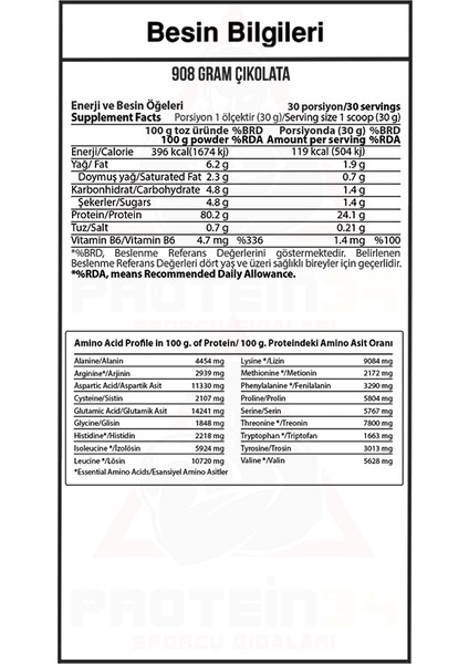 Hardline Whey 3matrix 908 G - Çikolata