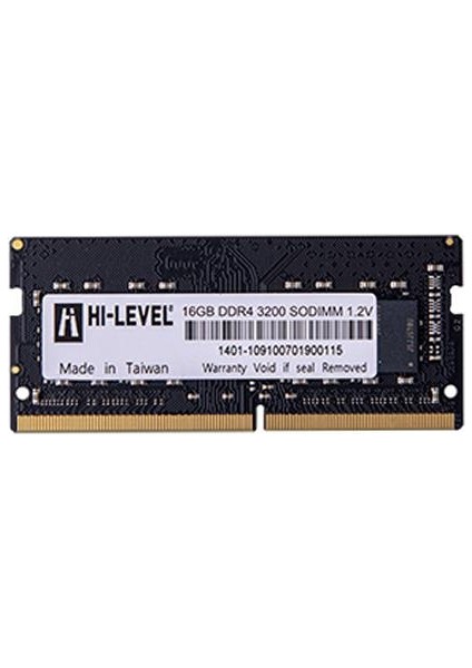 NTB 32GB 3200MHz DDR4 RAM HLV-SOPC25600D4/32G