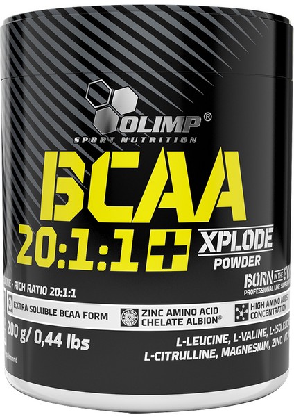 Olımp Bcaa 20:1:1 + Xplode 200 gr 32 Servis Kola Aromalı