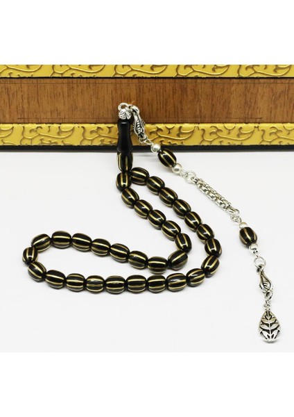 Bilek Boy Sarı Karpuz Dilim Işlemeli Gürcistan Oltusu Tesbih fiyatları