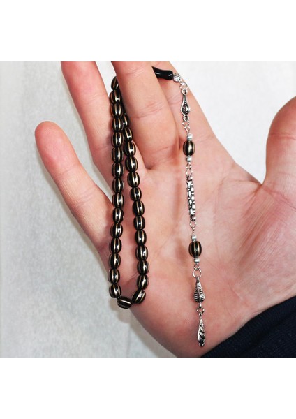 Bilek Boy Sarı Karpuz Dilim Işlemeli Gürcistan Oltusu Tesbih modelleri