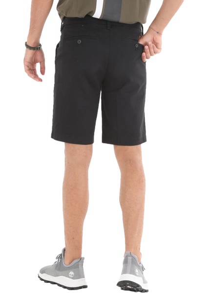 TB0A2DFM0011 Timberland Squam Lake Stretch Twill Straight Chino Erkek Şort ve Kapri Siyah fırsatları
