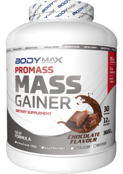 Mass Gainer kiilo Almaya Karbonhidrat Tozu 3600 gr Çikolata Aromalı