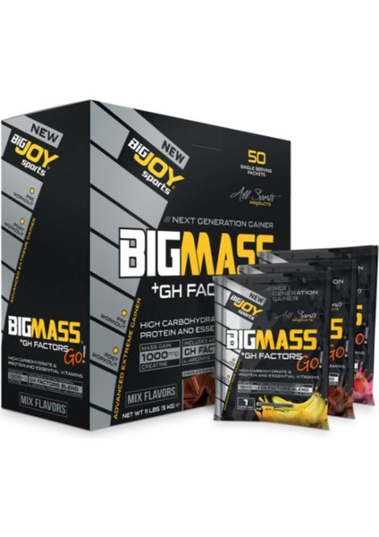 Big Mass 5000 gr 50 Paket - Meyve Mix -