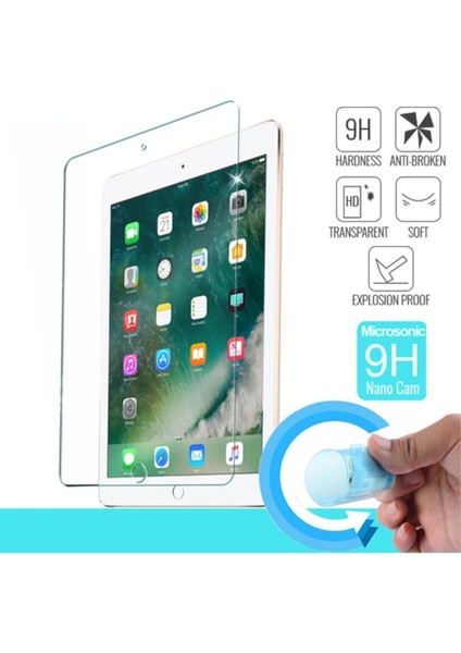 Apple iPad 5. Nesil (2017) 9.7 Inç (A1822/A1823) Flexyproof Micro Temperli Nano Ekran Koruyucu