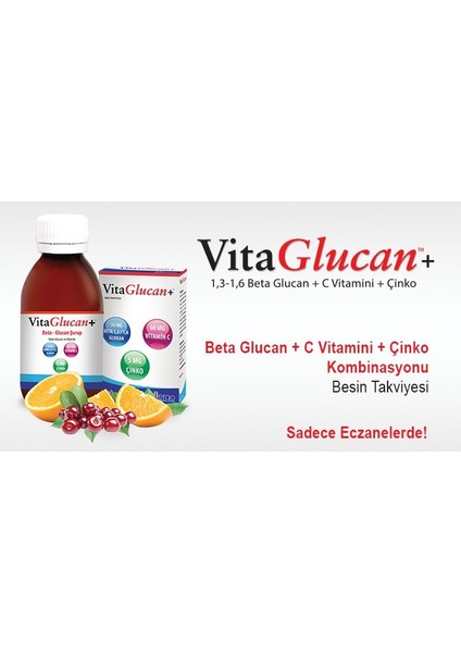 Beta-Glucan Vitamin Surup 150 Ml. 3ADET SKT:03/2023
