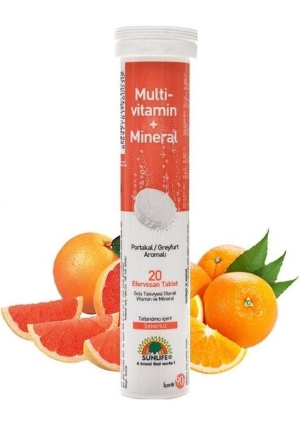 Multivitamin+Mineral 20 Efv Tablet