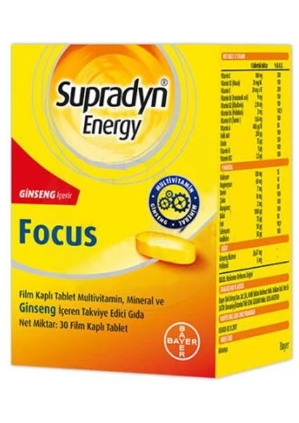 Supradyn Focus 30 Tablet 