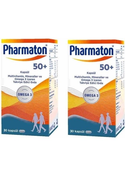 50 Plus 30 Kapsül 2 Adet SKT:05/2022