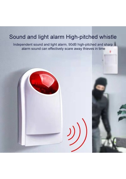 Pa-100 Açık Kablolu Siren Beyaz (Yurt Dışından)