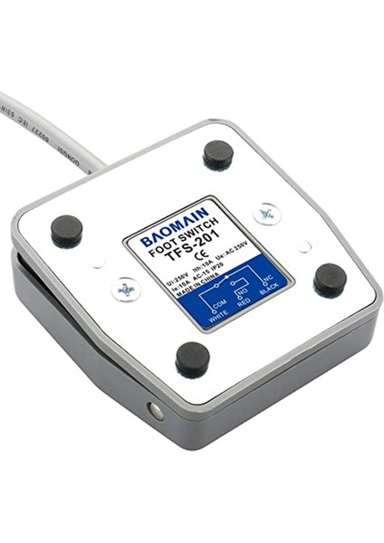 Tfs-201 Ac 250V 10A Foot Switch (Yurt Dışından)