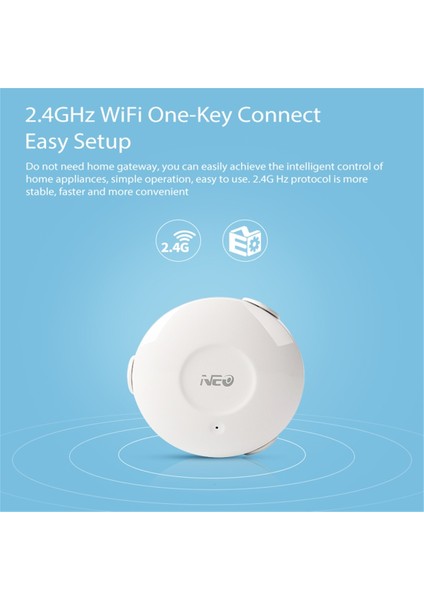 Neo Nas-Ws02W Wifi Su Sensörü (Yurt Dışından)