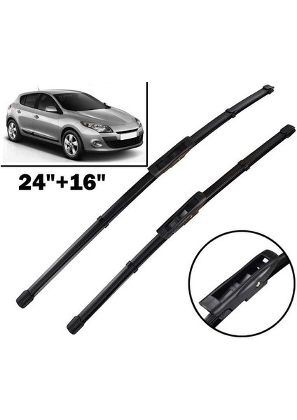 Renault Megane 3 Araca Özel Ön Cam Silecek Süpürgesi 2009--2015 fiyatları