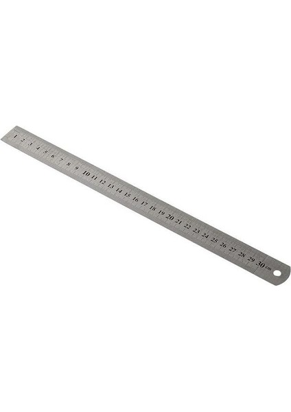 Metal Cetvel Paslanmaz Çelik 30 cm