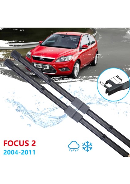 Ford Focus 2 Ön Cam Silecek Süpürgesi Takımı 2004--2011