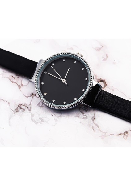 Kemer Kordon Gümüş Renk Kadın Kol Saati & Gümüş Renk Nazar Boncuğu Bileklik Hediye Seti fiyatları