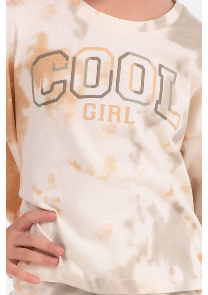 Arnetta 1808 Garson Cool Girl Fildişi Salaş Kız Çocuk Pijama Takımı