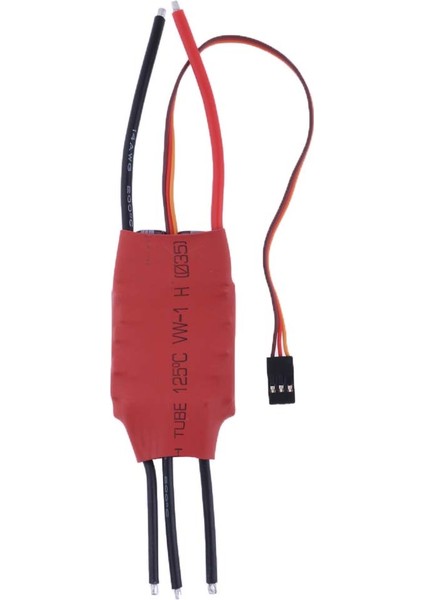 50A 50AMP 2-7s Fırçasız Esc Hız Kontrol Opto Rc Uçak Için (Yurt Dışından)