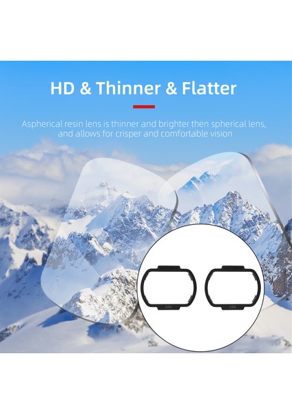 Goggles V2.0d Için Uygun Düzeltici Miyop Gözlükleri (Yurt Dışından)