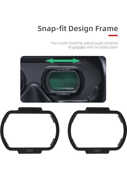 Goggles V2.0d Için Uygun Düzeltici Miyop Gözlükleri (Yurt Dışından)