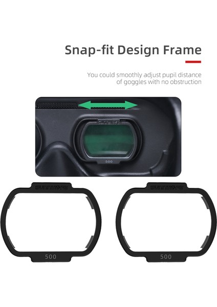 Goggles V2 Aksesuarları Için Fpv Goggles Düzeltici Lens -5.0d (Yurt Dışından)