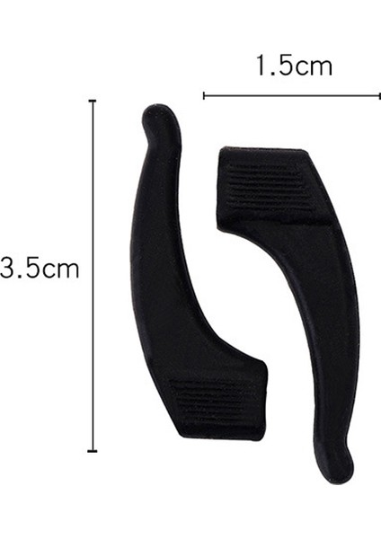 10'Lu Gözlük Silikon Kaymaz Kapak Sarı (Yurt Dışından) fiyatları