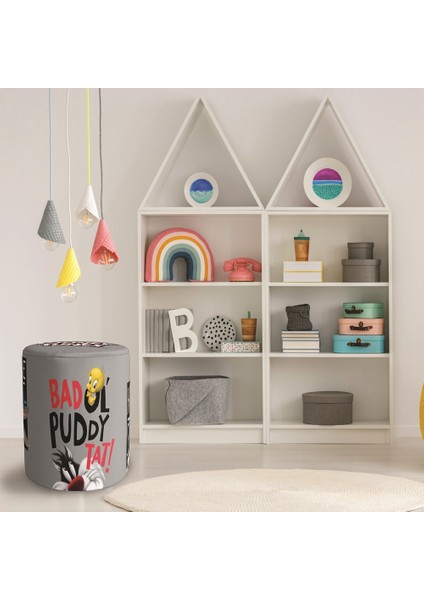Home Grey Tweety Puf