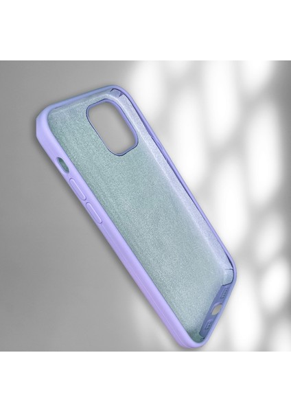 Apple iPhone 12 / 12 Pro Eflatun Lansman Kılıf Kapak