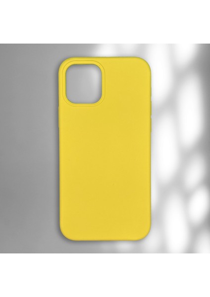 Apple iPhone 12 / 12 Pro Sarı Lansman Kılıf Kapak