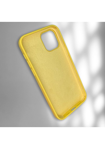 Apple iPhone 12 / 12 Pro Sarı Lansman Kılıf Kapak