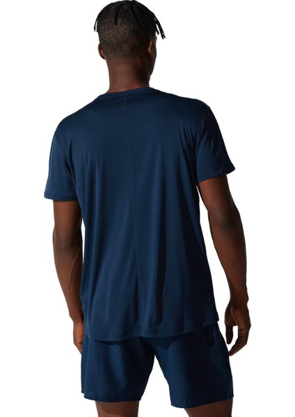 CORE Asics TOP M Lacivert Kısa Kollu Tshirt-2011C334-402