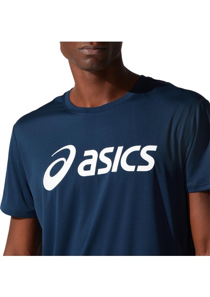 CORE Asics TOP M Lacivert Kısa Kollu Tshirt-2011C334-402