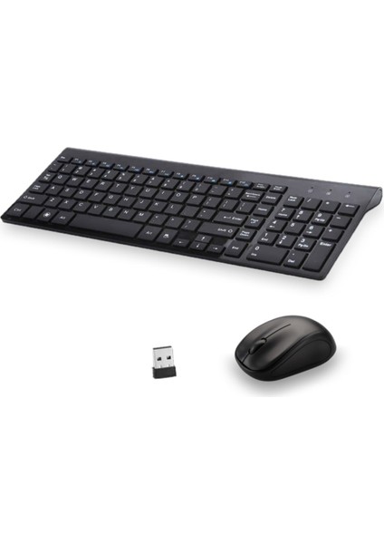 e GDx7700 Kablosuz Chocolate Slim Q Klavye Mouse