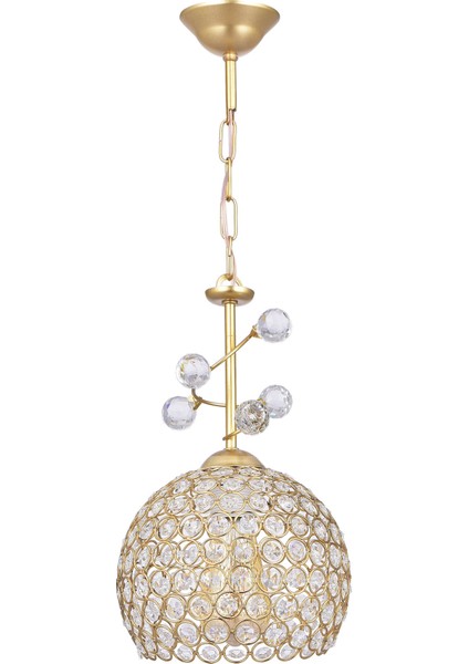 Hürrem Fiskiyeli Taşlı Sarkıt Avize 20 cm (Gold) fiyatları