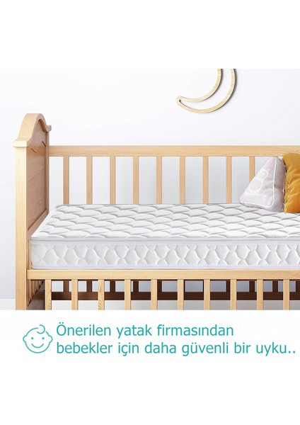 Thermo Sleep 90X180 cm Soft 15 cm Thermo Pedli Sünger Bebek Yatağı