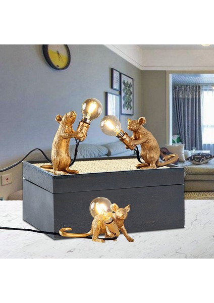 Fare Şeklinde Gece Lambası Altın (Yurt Dışından) modelleri