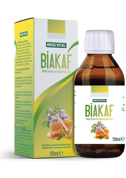 Biakaf Kekik Içeren Sıvı Takviye Edici Gıda 150 ml