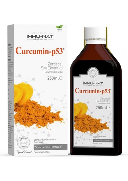 Curcumin P53 Zerdeçal Sıvı Ekstraktı 250 ml