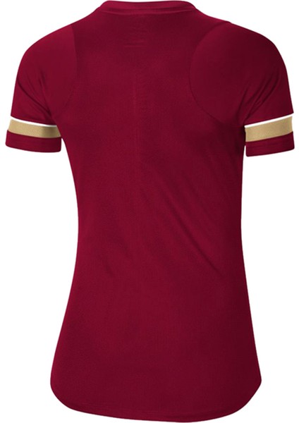 W Nk Df ACD21 Top Ss Kadın Kırmızı Futbol Tişört CV2627-677 fiyatları