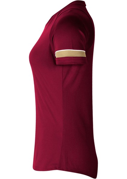 W Nk Df ACD21 Top Ss Kadın Kırmızı Futbol Tişört CV2627-677 modelleri